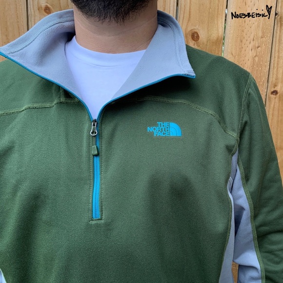 🚫SOLD•E🅱️🅰️Y🚫 The North Face Pullover 1/4 Zip Sweater - Picture 3 of 8